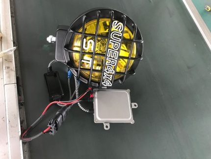6 INCH 24V HID FOG LAMP WITH BLACK COVER YELLOW