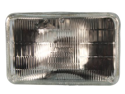 SEALED BEAM #4651-12 HALOGEN TYPE 12V 50W 165x100mm square clear