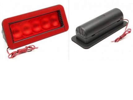 BRAKE LIGHT 170x67x50mm  12V/5A  GT-81032B 12V CAR 5 LED WARNING REAR TAIL 3RD THIRD