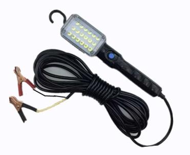 77.3618 INSPECTION LAMP 18LEDS WITH BATTERY CLIP, WIRE LENGTH 6 METER AC/DC12V/24V/36-85V  8W