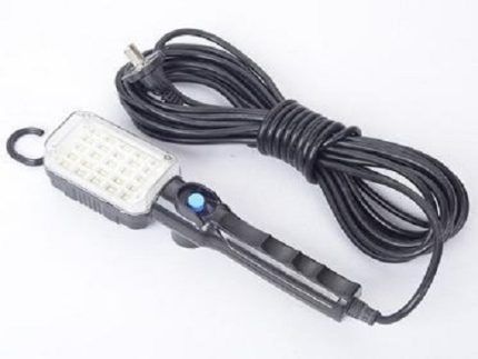 77.3617  INSPECTION LAMP 25LEDS WITH EUROPEAN ROUND PLUG AC180-220V, 9W, 720-900lm