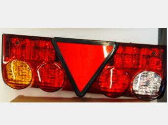 TAIL LAMP   52LED 420x145x87 LEFT DMA097 12-24V