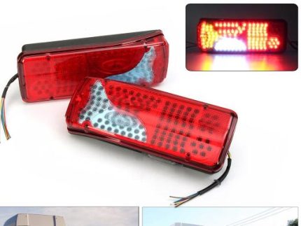 TAIL LAMP   122LED 400x160x77 RIGHT DMA087 12-24V