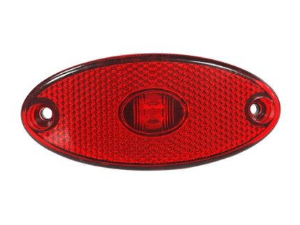 LED SIDE LAMP 4 LED MULTIVOLTAGE 12&24V RED