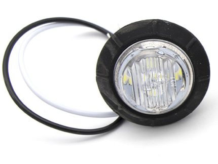 T-008BL 0.8 inch MINI ROUND LED MARKER&CLEARANCE LIGHT 12V 1 LED clear