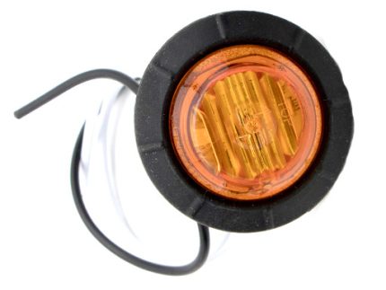 T-008AM 0.8inch MINI ROUND LED MARKER&CLEARANCE LIGHT 12V 1 LED amber