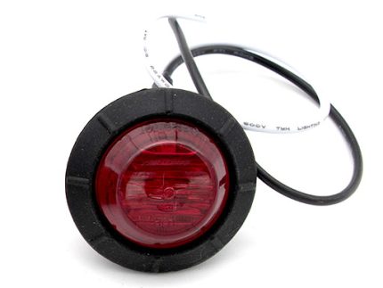 T-008RO 0.8inch MINI ROUND LED MARKER&CLEARANCE LIGHT 12V 1 LED red