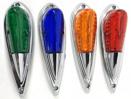 DMA173AM SIDE LAMP  6LED 195x60x63  12-24V AMBER