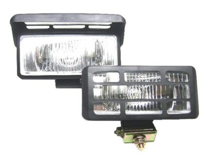 FOG LAMP SET 180x95mm 12V Clear HT804 PLASTIC
