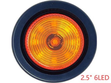 00006310020912N FARO 2.5 inch  6 LED 12/24V AMBAR