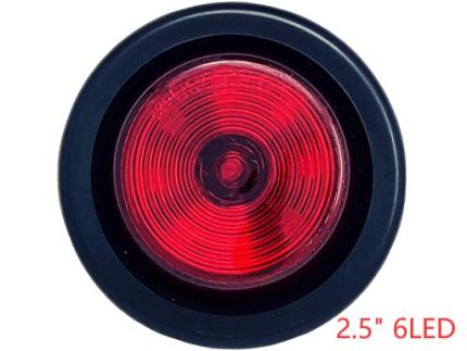00006310020913R FARO 2.5inch 6 LED 12/24V ROJO