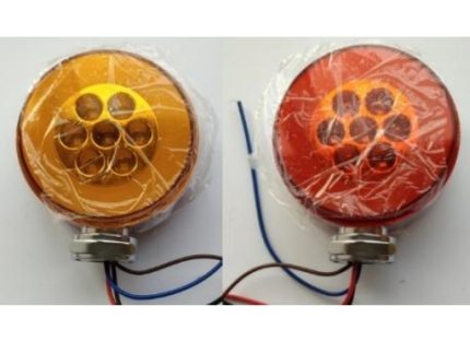 SIDE LIGHT TRUCK 36LEDS LAMP 10-30V RED+AMBER COLOR