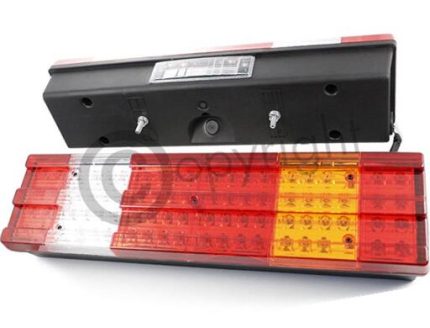 LED TAIL LAMP MERCEDES BENZ 84LED + 3 LED liscense lamp LEFT 12V&24V MULTIVOLTAGE
