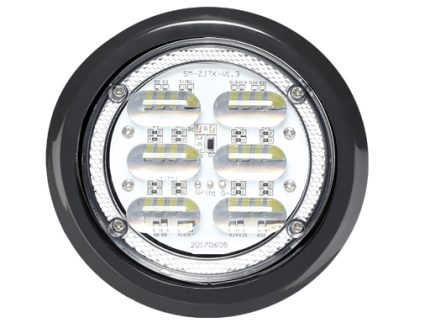 SM-ZJTK-BL ROUND LIGHT 4inch WHITE 12V/24V