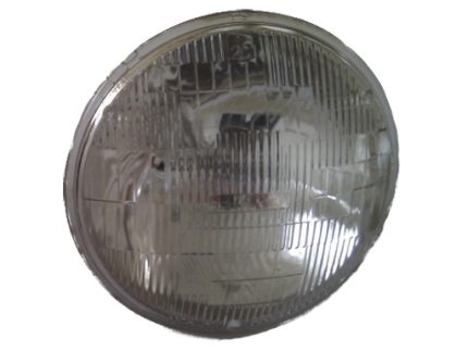 Sealed beam H-5001 24V 50W 144mm round clear