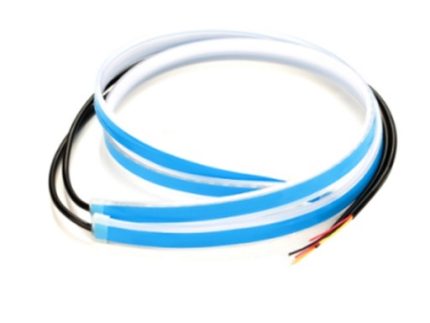 LS60-W  Auto ultra-thin light guide LED strip turn light 600x16x4mm 12V DC length WHITE