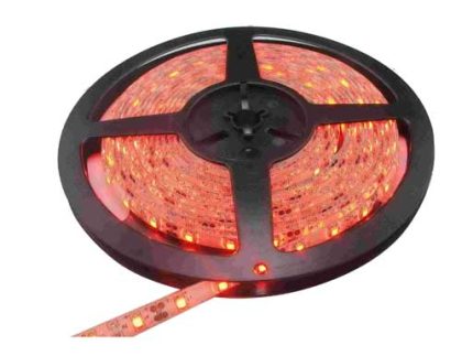 LED STRIP LIGHT 5M 300pcs SMD3528 FPC white 1cm width 12V Red