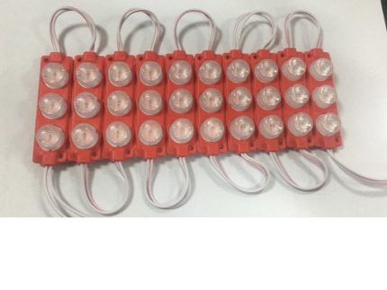 SIGNAL LAMP 24V RED 70x20MM   1Wx3   铝基板 200LM   IP65   PVC外壳
