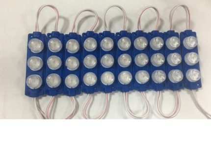 SIGNAL LAMP 24V BLUE 70x20MM   1Wx3   铝基板 200LM   IP65   PVC外壳