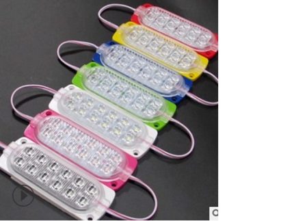 SIGNAL LAMP 24V 12LED 105x39MM 5W 铝基板 24LMX12 IP65 ABS+PC外壳