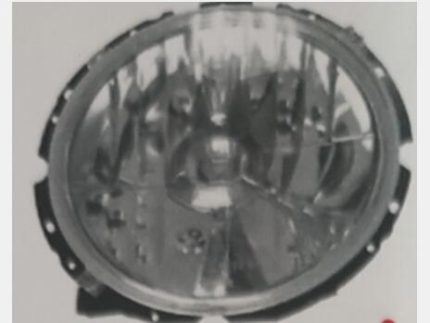 SEMI SEALED BEAM HL105GIMSRH4 OPTICA VW H4 VIDRIO LISO (1974/1983)