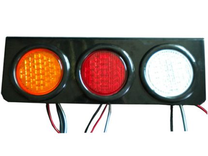 FP005B-12V24VledL LED TAIL LAMP WITH BLACK BOARD BIVOLTAGE LEFT