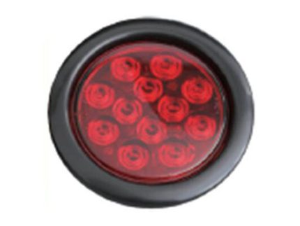 C1LS0472 ZM051RO 104212RM REAR LAMP 12LEDS 4inch RED 12-24V (MULTIVOLTAJE) WITH SOCKET