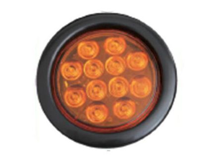 REAR LAMP 12LEDS 4″ AMBER 12-24V (MULTIVOLTAJE) WITH SOCKET