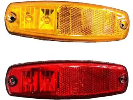 BL16104 Bus Side lamp  SIZE:128X40X14MM 5LED 1W/24V AMBER