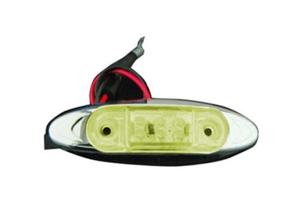 SIDE LAMP 6 LEDS 3 CABLES RED 12-24V (MULTIVOLTAGE)