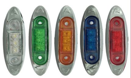 SIDE LAMP 3LED 10-30V 100X35MM 35G RED