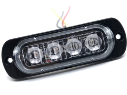 4 LEDS LAMP GREEN COLOR 10-30V