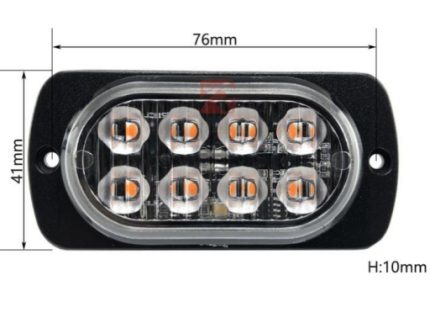 8 LEDS LAMP GREEN COLOR 10-30V FP-100-8