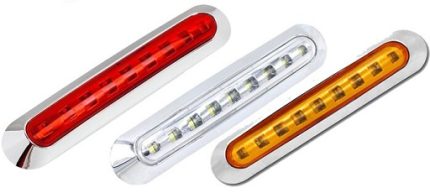 SIDE LAMP 9LED 170X34MM 70G AMBER