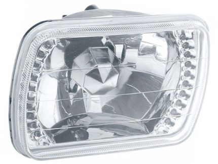 SBL-0720B 12V SQUARE 7inch 20LED BLUE W/O HALOGEN BULB SEMI SEALED BEAM