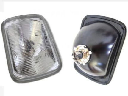 SEMI SEALED BEAM HL109H4E OPTICA RECT SIM 6052 C/LUZ PILOT 200X42MM P43