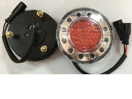 LED lamp of kinglong ， 24V/5.4W,DAIMETER 4"/10CM,cable length 20CM，RED