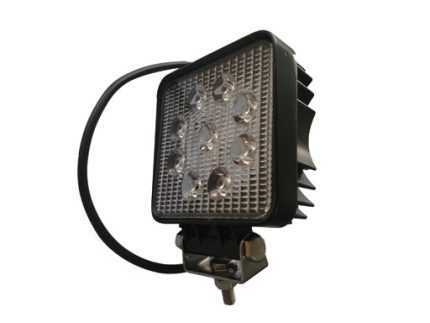 SQUARE 9 LED work lamp 12-32v white light