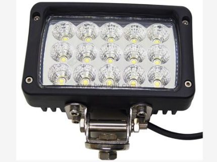 SG-23-45W LED WORK LAMP 45W 15pcsx3w Epistar Black 10-30DC spot 6000K 158x80mm