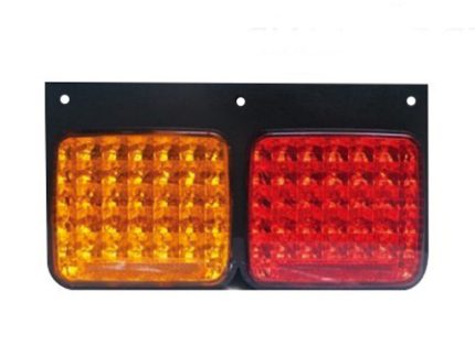 LED TAIL LAMP LEFT HAND BLACK BASE 24V