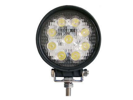 WORK LAMP ROUND 9LED 27W 9-30V 60° HIGH QUALITYCE MARK