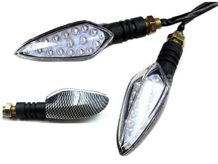 LED TURN LIGHT FOR MOTORCYCLE 10LED CLEAR 24V