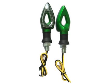 LED TURING LAMP MINI-S-LED-08-C DIRECCIONAL OJO 12 LEDS GREEN 12V JGO LED