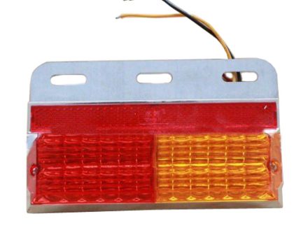 SIGNAL LIGHT 24LED 150x91mm water proof RED+AMBER 24V