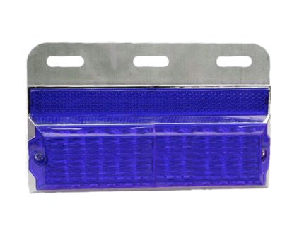 SIGNAL LIGHT 24LED 150x91mm water proof 24V BLUE