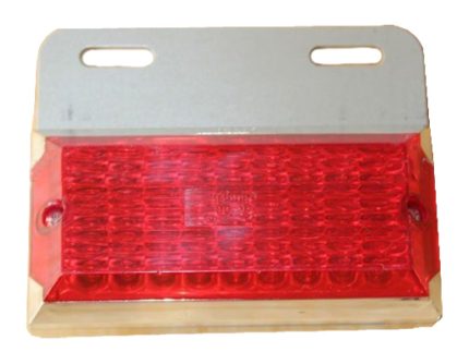 SIGNAL LIGHT 27LED 114x90mm water proof RED 24V