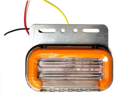 SIDE LAMP 135mmX70mm 12V YELLOW