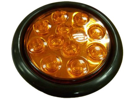 TAIL LAMP 12LEDS dia.13.5cm soft edge Amber 24V