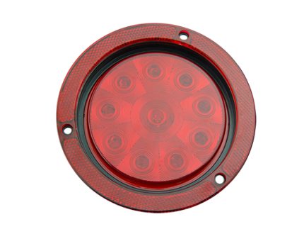 LED TAIL LAMP 4 inch 10LED 12V RED