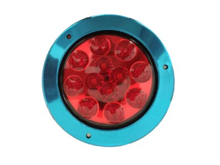 AUTO LAMP 4″ 12LEDS stop and turn red